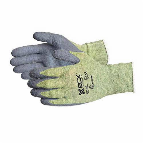 Black Superior Glove Chemstop S13CXLX-11 unlined heavyweight reusable gloves in natural rubber, 60 cm long, size 11.