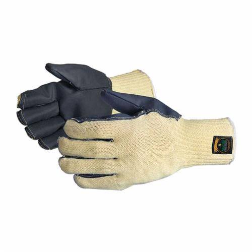 Superior Glove Cool Grip SKSCTB/S string Kevlar gloves with Silachlor liner and Temperbloc palms, small size, reusable safety gloves.