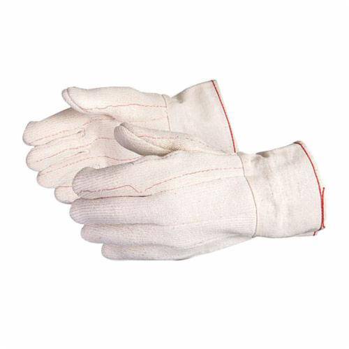 Superior Glove Cool Grip TRKDPB terry cloth reusable gloves with quilted double layer and safety cuffs for heat protection up to 500°F.