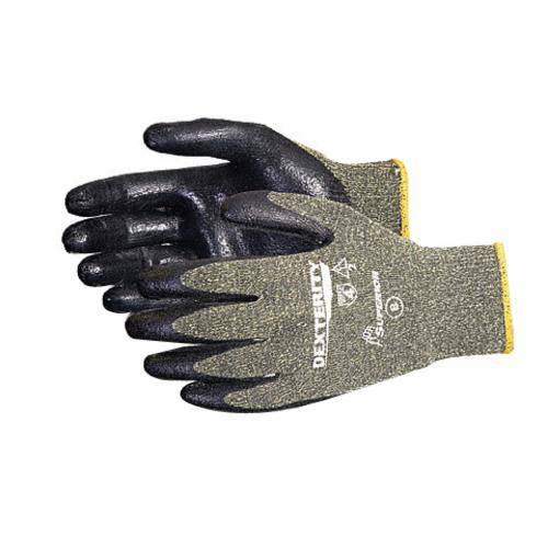 Superior Glove Flame Resistant Reusable Gloves, size 9, with 13-gauge fabric and neoprene palms for dexterity and safety.