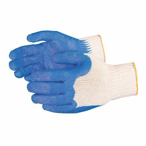 Superior Glove Dexterity S7NT-7 7-gauge cotton gloves with nitrile-coated palms, size 7, for enhanced grip and dexterity.
