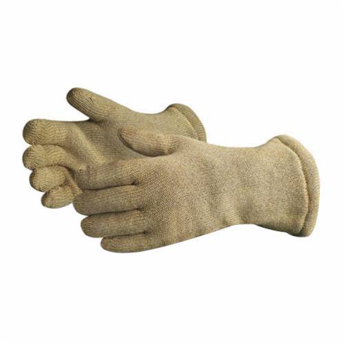 Superior Glove Dragon PBI83518 Hi-Heat reusable gloves with PBI/Kevlar, terry wool liner, 18-inch size, heat resistant to 608°F.