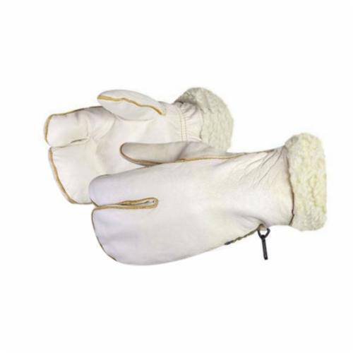 Superior Glove Endura 321BOA winter cowgrain one-finger mitten with acrylic-pile lining, reusable glove for cold weather.