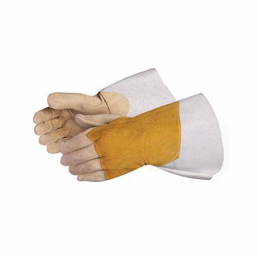 Superior Glove Endura 335CBPXL cowgrain leather TIG welder gloves with Kevlar stitching and 6-inch cuff, X-Large size.