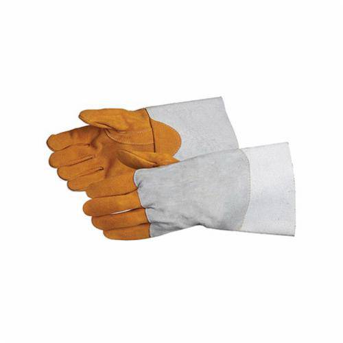 Superior Glove Endura 335DBPXL cowgrain leather TIG welders gloves with Kevlar sewn seams and 6-inch cuff, X-Large size.