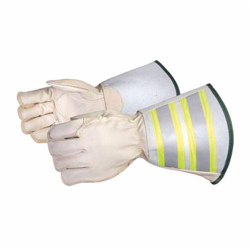 Superior Glove Endura 365DLX6XXL deluxe lineman gloves with Kevlar stitching and 2-inch reflective cuff, size 2X-Large.