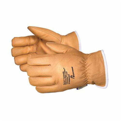 Superior Glove Endura 378GKGDTXX oilbloc goat-skin drivers gloves with Kevlar and C200 Thinsulate, 2X-Large reusable work gloves.