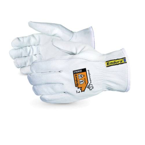Superior Glove Endura 378GKGEXXL goat-skin drivers gloves with blended Kevlar lining, 2X-large, reusable work safety gloves.