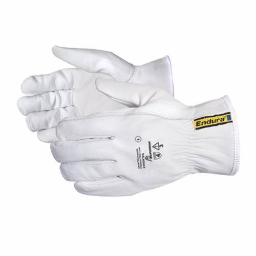 Superior Glove Endura 378GKTFGXL goat-skin driver gloves with blended Kevlar lining, X-large size, reusable work gloves.