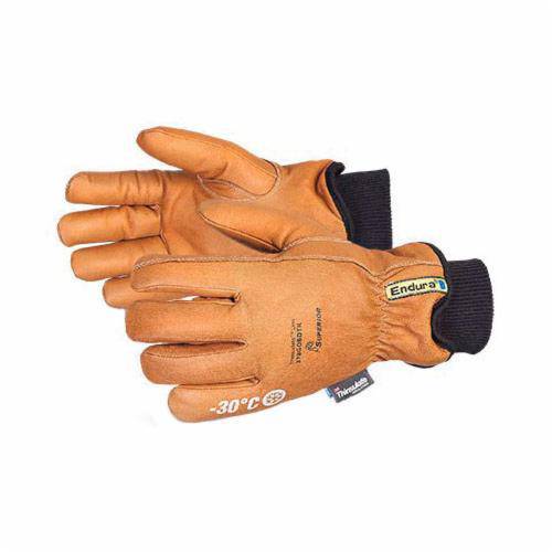 Superior Glove Endura 378GOBDTKXL Oilbloc goat-skin drivers glove with 200G Thinsulate lining and knitwrist cuff, X-Large size.