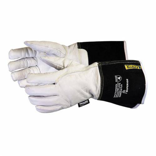 Superior Glove Endura 399GKGTL5X goat-skin reusable gloves with blended Kevlar and Thinsulate lining, 5-inch split cuff, X-large size