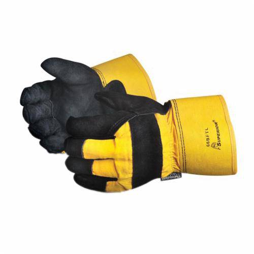 Superior Glove Endura 66BFTL reusable split fitters glove with Thinsulate lining and safety cuffs, one size.