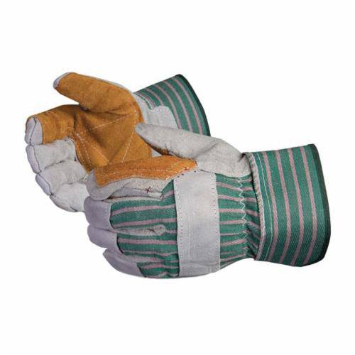 Superior Glove Endura 66BRR split fitters reusable gloves with double palm and safety cuff, one size for durable hand protection.