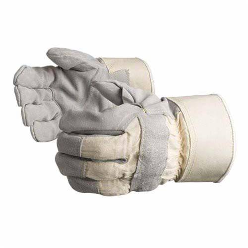 Superior Glove Endura 69SBSKFFGX side-split leather fitters gloves with Kevlar lining and 4-inch cuff, X-large size.
