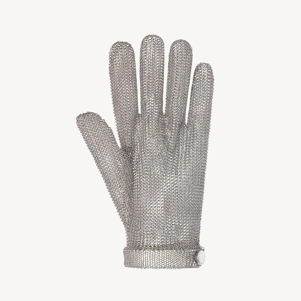 Superior Glove MMG-S stainless steel mesh butchers glove with reversible plastic staple and rubber replacement, small size.