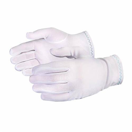 Superior Glove MLNF-7 lint-free nylon painters and inspectors gloves, slip-on style, size 7, reusable and lightweight.