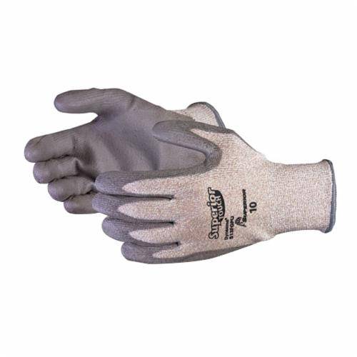 Superior Glove Superior Touch S13FGPU-9 blended Dyneema reusable gloves with polyurethane-coated palms, size 9, for enhanced grip and durability.