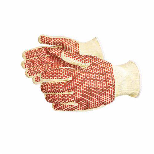 Superior Glove Sure Grip SKC/C2NBWL hot mill reusable gloves with double-sided nitrile blocks, large size, durable safety gloves.