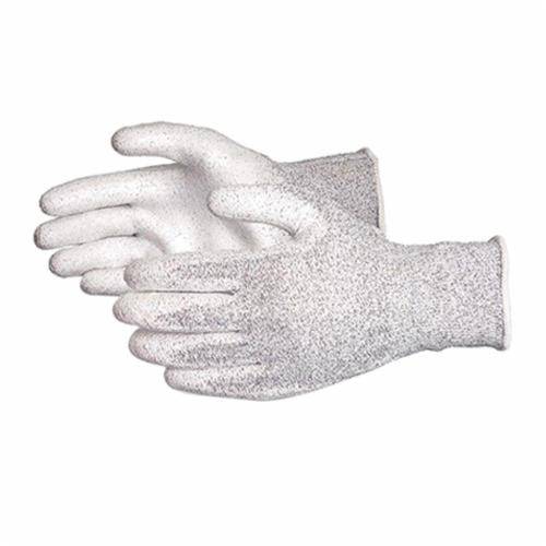 Superior Glove TenActiv S13TAPUCF9 anti-static reusable gloves with cut-resistant and ESD carbon polyurethane palms, size 9.