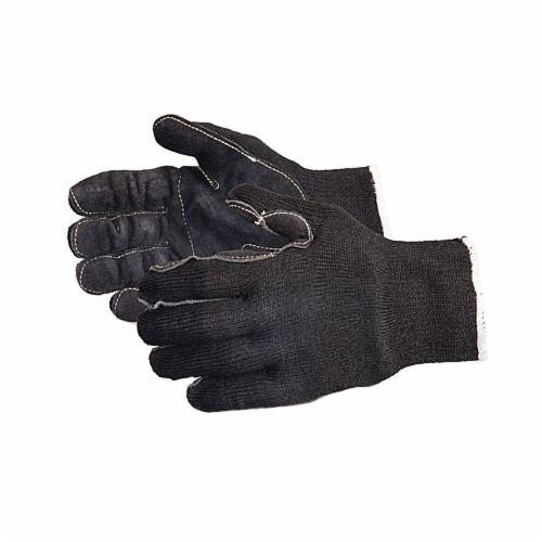 Black Superior Glove TenActiv SBTAKLP/M reusable cut-resistant glove with split leather palms, medium size, for safety and durability.