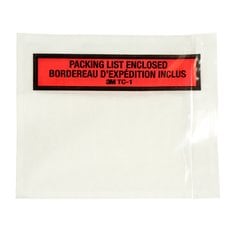 3M TC-1 - Packing List Envelope Bilingual 4 1/2 in x 5 1/2 in 10 7000142833 - eGrimesDirect