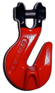 Tuff Grade CGH-1/4 1/4 clevis grab hook made of alloy steel Grade 70, designed for secure lifting and rigging applications.