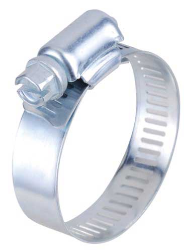 Tuff Grade TGHC-03-010 hose clamp in stainless steel, 9/16 to 1-1/16 inch size, adjustable clamp for hoses and piping.
