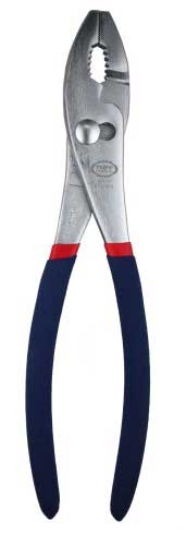 Tuff Grade TGHT-014-006 6-inch slip joint pliers with adjustable jaws, metal construction, and ergonomic handles.