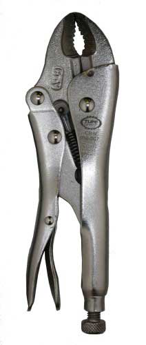 Tuff Grade 7-inch diagonal cutter pliers with insulated handles for cutting wires and small metal components.