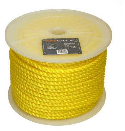Tuff Grade 164338 - Rope Poly Reel Yellow (3/16 Inch x 2125 Ft) - eGrimesDirect