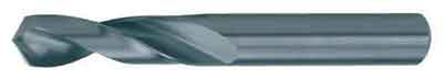 Tuff Grade HSS stub drill bit 5/64 inch M2 135S black oxide finish for precise drilling in metal and wood applications.