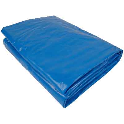 Blue Tuff Grade tarp, 10x15 feet with 10x10 mesh, made of durable material for outdoor covering and protection.