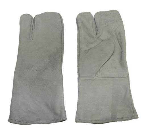 Tuff Grade Welders TGG-507-L leather welding glove with wing thumb, designed for protection and durability during welding tasks.