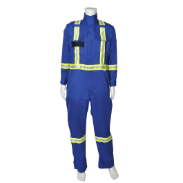 Viking Firewall 406771200SR  - Firewall FR CSA Striped Coveralls 7 oz. - eGrimesDirect