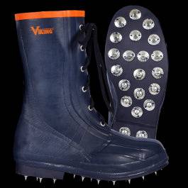 Viking Forester VW56-9  -  Spiked Lace-up Boots with Soft Toe (Size 9) - eGrimesDirect