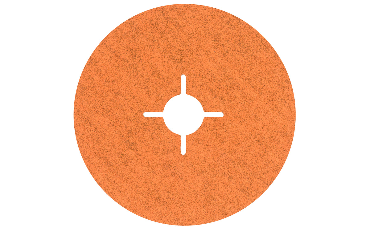 WALTER COOLCUT XX 15X508V fiber disc with 80 grit aluminum oxide, 5-inch diameter for grinding and surface finishing.