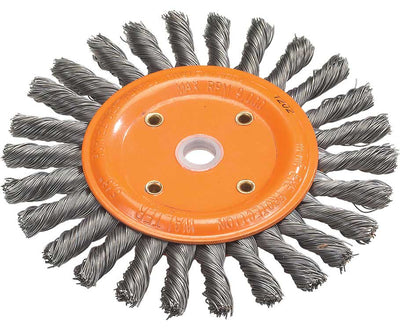 Walter 13B280 - 8 Inch Knot Twist Bench Grinder Brush - eGrimesDirect