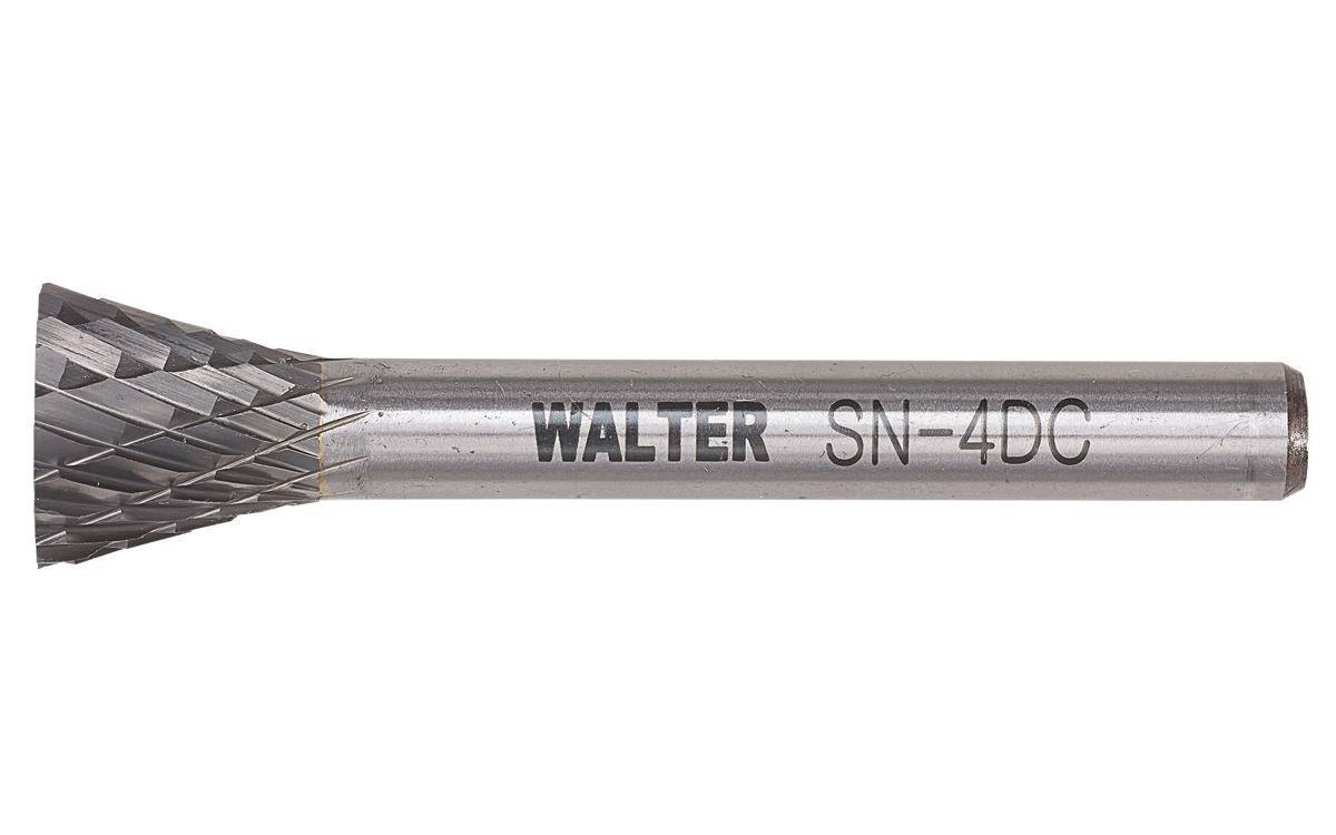 Walter 01V071 carbide burr SN-2, a durable rotary tool accessory with a tungsten carbide cutting head for precision grinding.