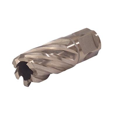 Walter CoreCut 05E107 metal cutting bit with 1-7/16 inch diameter, 1-inch depth, stainless steel, universal shank for machining.