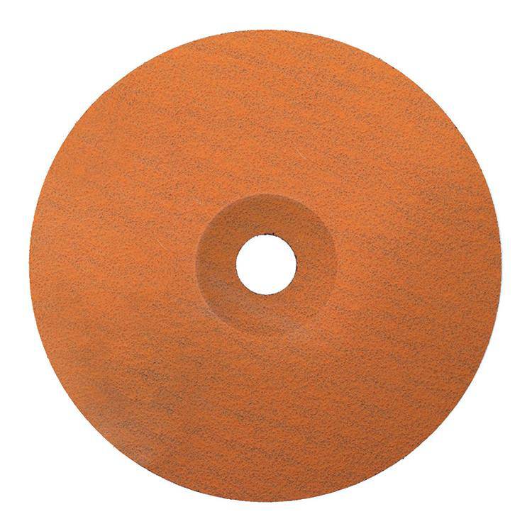 Walter CoolCut XX 15X710 fibre disc with 100 grit aluminum oxide, 7-inch diameter and 7/8-inch arbor for grinding and sanding.