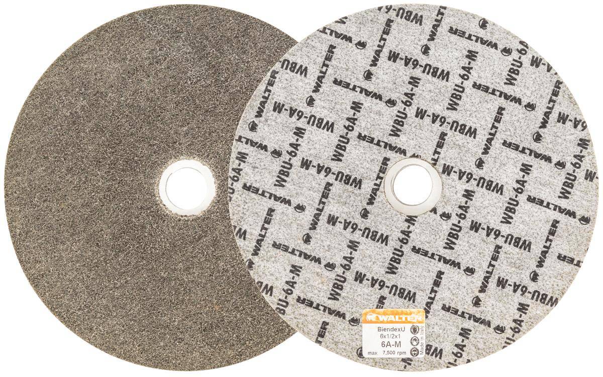 WALTER Blendex 07D103 medium 3/4 inch x 18 inch non-woven file belt for sanding and finishing tasks.