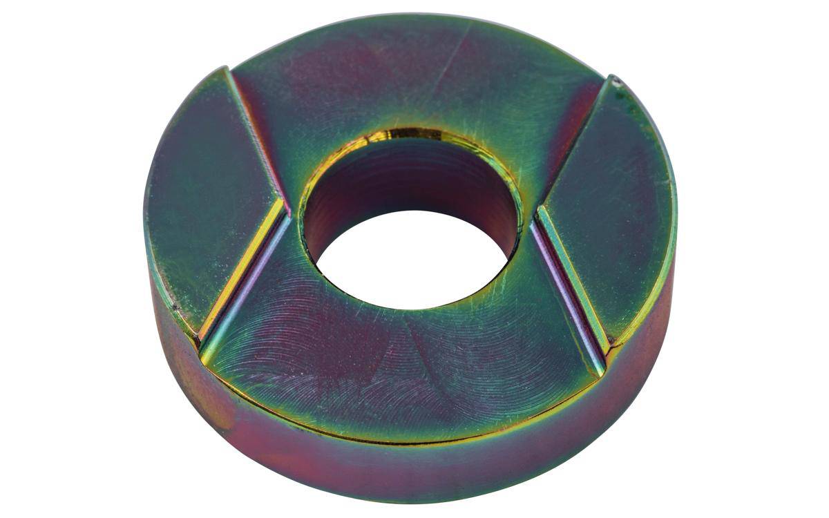 WALTER 30B017 flange for 5/8 spindle, durable metal flange with bolt holes, used for secure machinery assembly.
