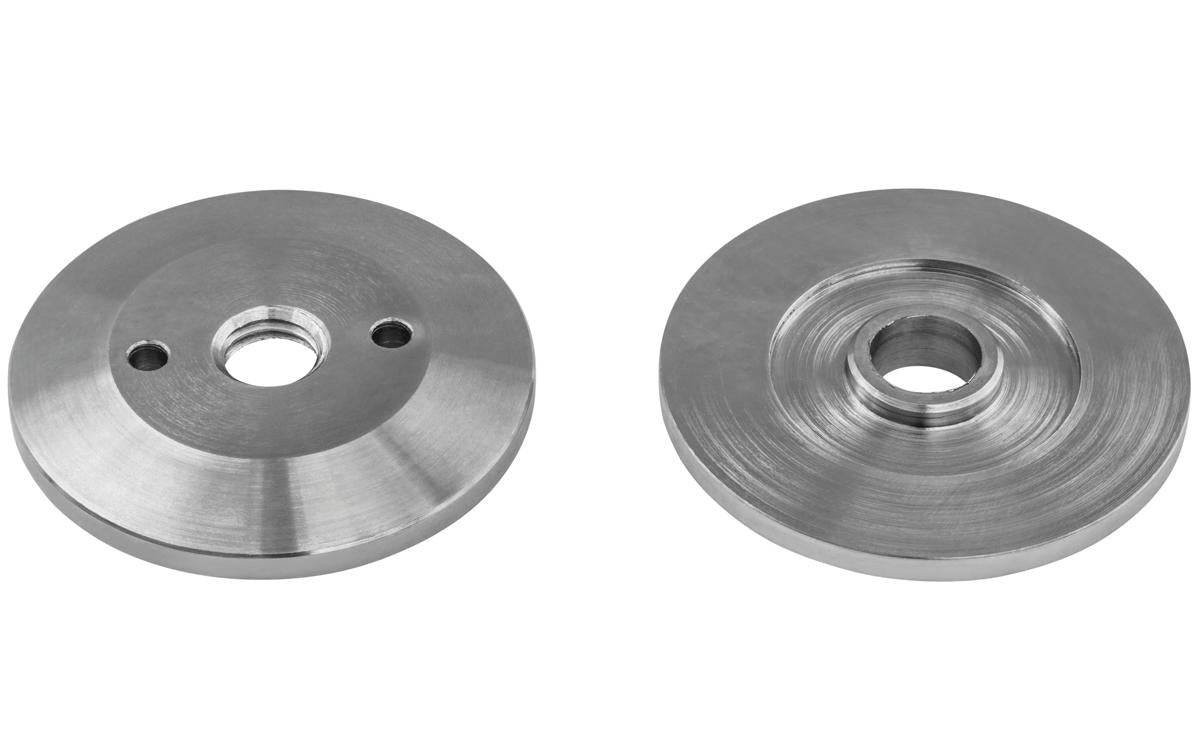 WALTER 30B022 flange set with three 3-inch diameter flanges and 5/8-11 threads for industrial piping applications