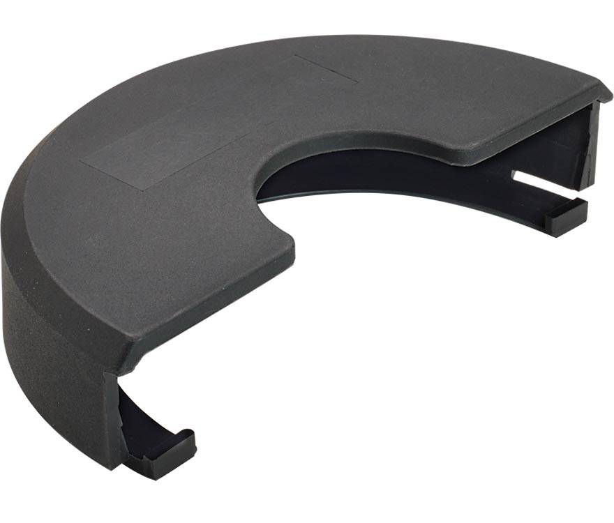 WALTER 34B012 plastic closed guard, a protective safety guard with a durable design for industrial equipment.