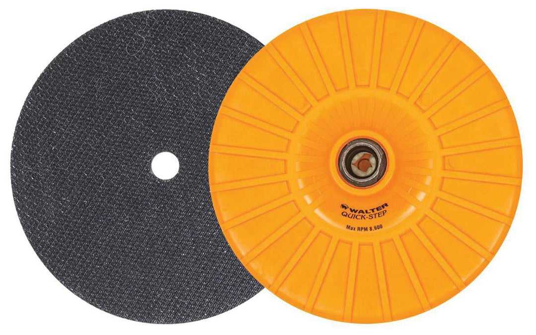 WALTER 07Q050 5-inch Qs interface pad for grinding and polishing, featuring durable design and high-performance surface.