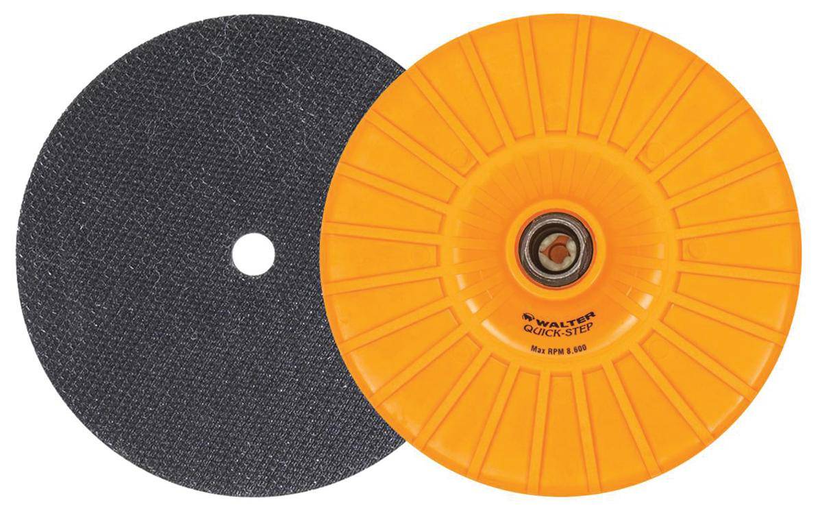 WALTER 07Q050 5-inch Qs interface pad for grinding and polishing, featuring durable design and high-performance surface.
