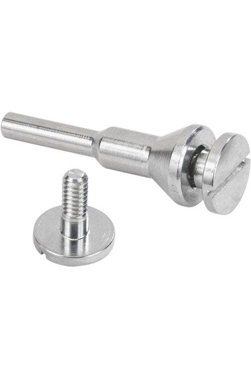 WALTER 11L007 flush mandrel with 1/4x1/4 and 3/8 inch sizes, used for precision grinding and polishing.