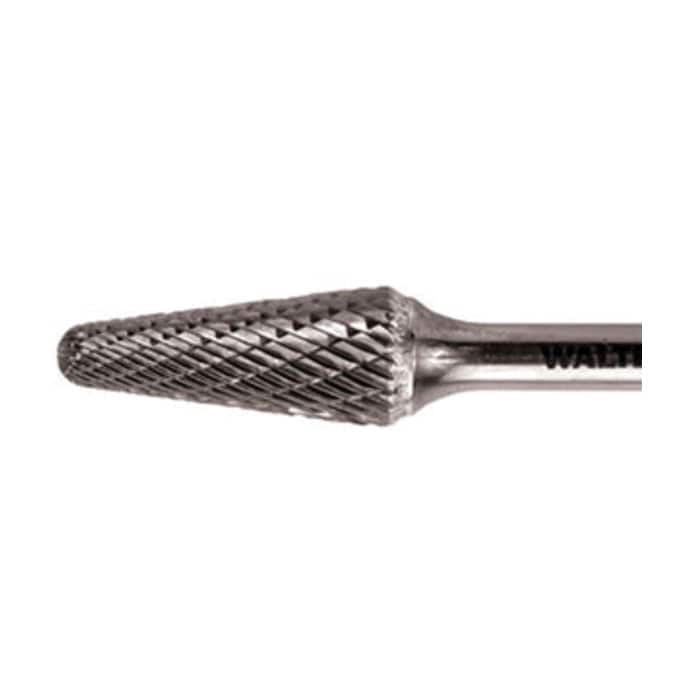 WALTER 01V024 miniature carbide burr for precision grinding and shaping on metal and hard materials.