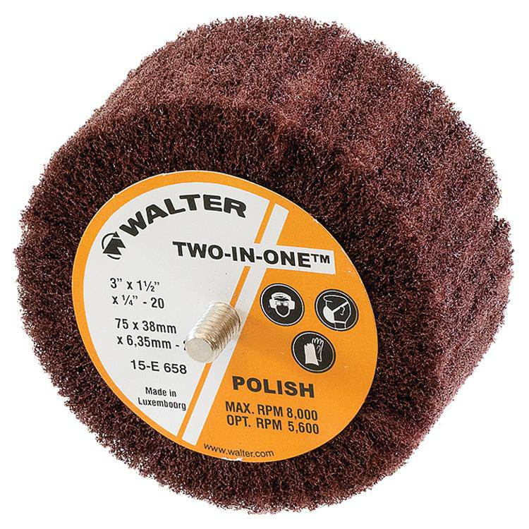 WALTER Blendex 07-A 500 non-woven white pads, 6x9 inches, for cleaning and polishing applications.