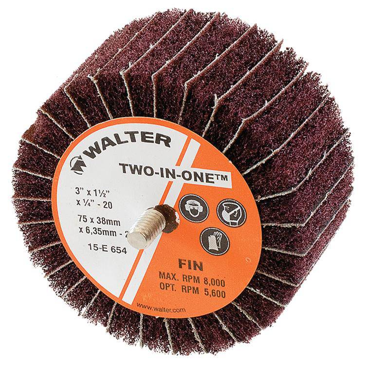 WALTER Blendex 07A100 maroon non-woven pad, 6x9 inch Blendex abrasive pad for polishing and surface preparation.